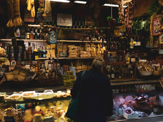 Traditionele winkel in Florence